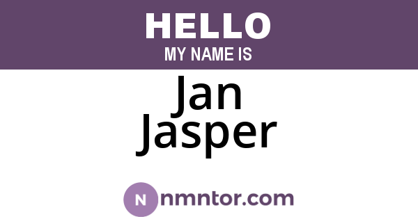Jan Jasper