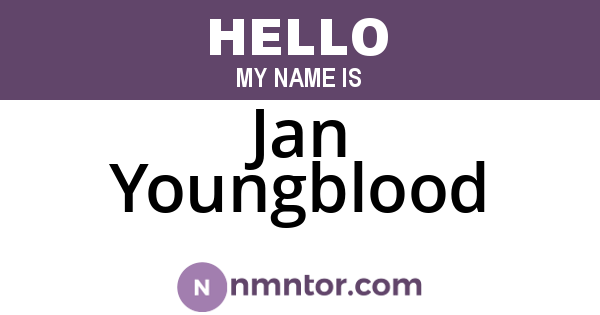 Jan Youngblood