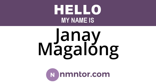 Janay Magalong