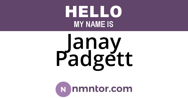 Janay Padgett