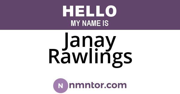 Janay Rawlings