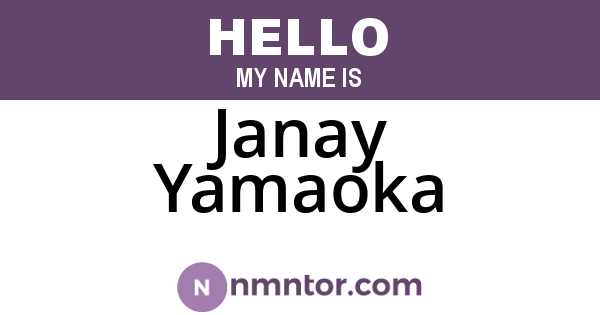 Janay Yamaoka