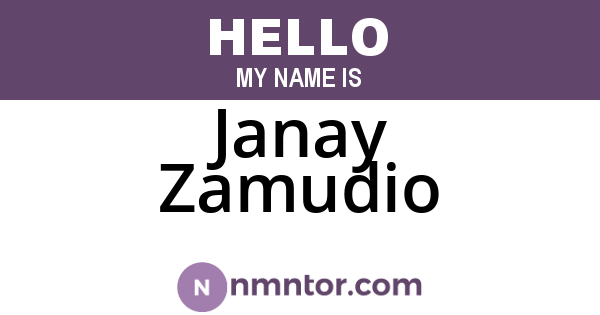 Janay Zamudio
