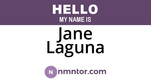 Jane Laguna