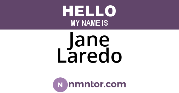Jane Laredo