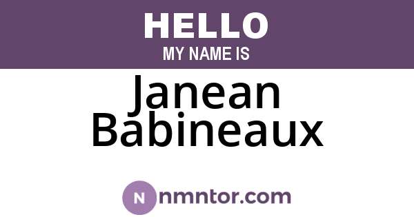 Janean Babineaux