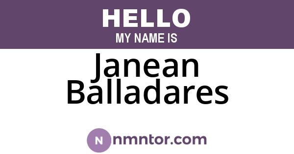 Janean Balladares