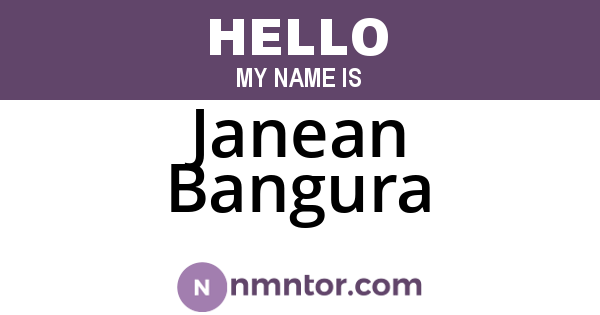 Janean Bangura