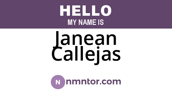 Janean Callejas
