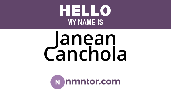 Janean Canchola