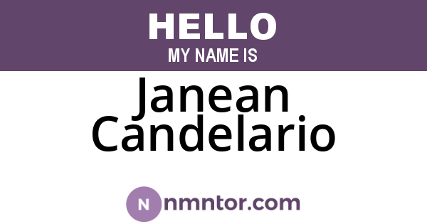 Janean Candelario