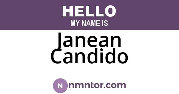 Janean Candido