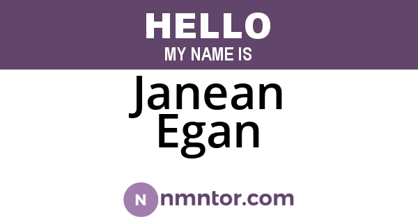 Janean Egan