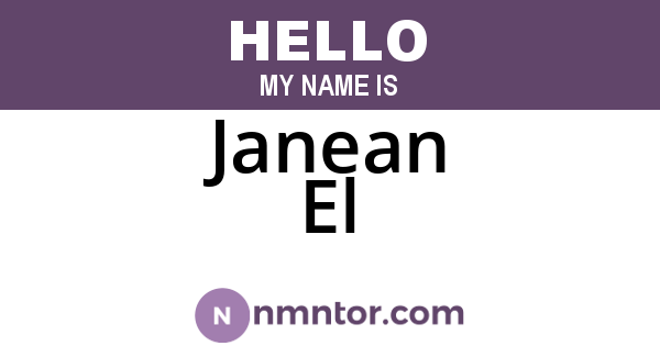 Janean El