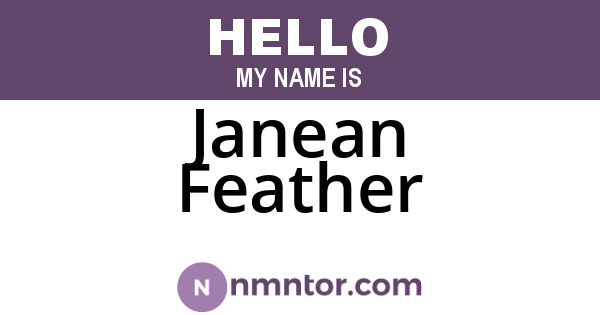 Janean Feather