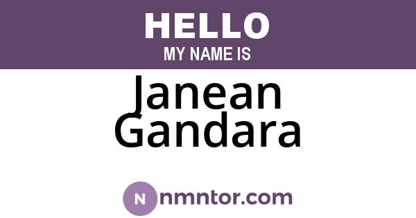Janean Gandara