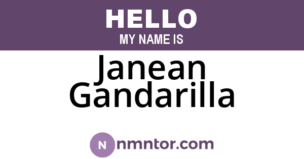 Janean Gandarilla