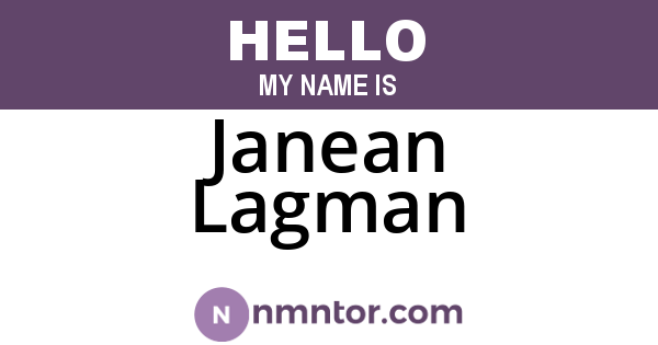 Janean Lagman