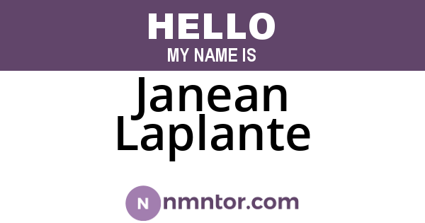 Janean Laplante