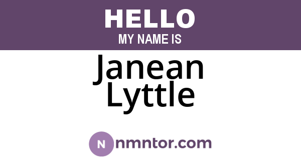 Janean Lyttle