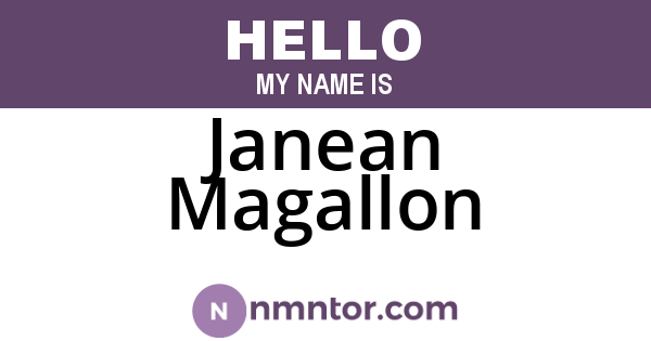Janean Magallon