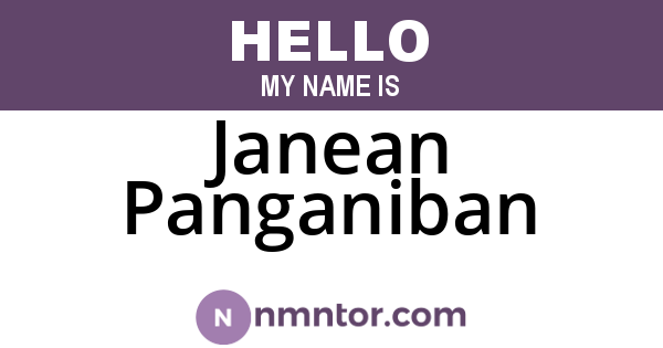 Janean Panganiban