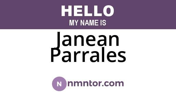 Janean Parrales
