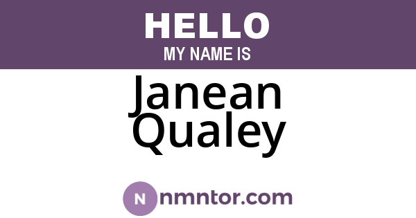 Janean Qualey