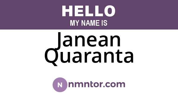 Janean Quaranta