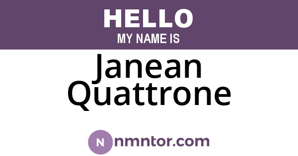Janean Quattrone