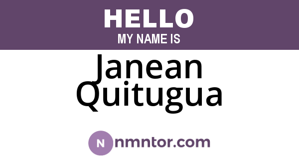 Janean Quitugua