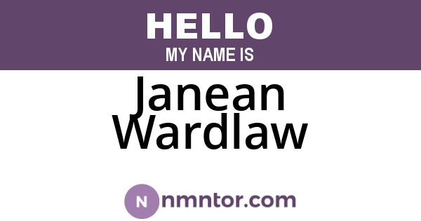 Janean Wardlaw