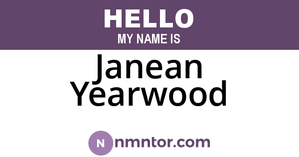Janean Yearwood