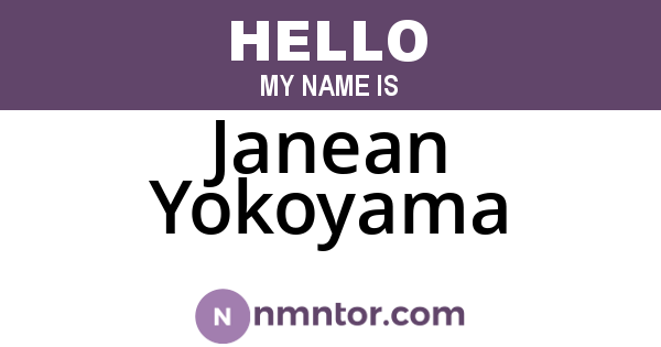 Janean Yokoyama