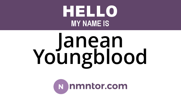 Janean Youngblood