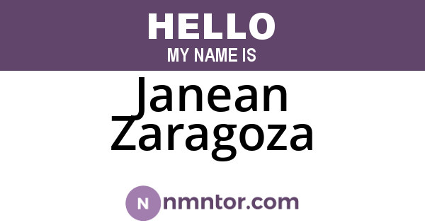 Janean Zaragoza