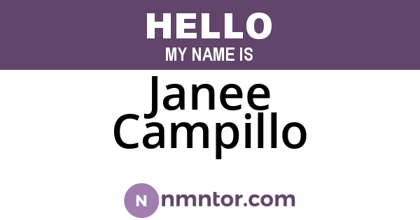 Janee Campillo