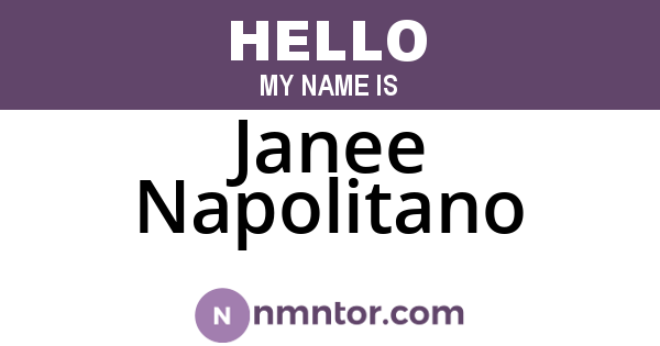Janee Napolitano