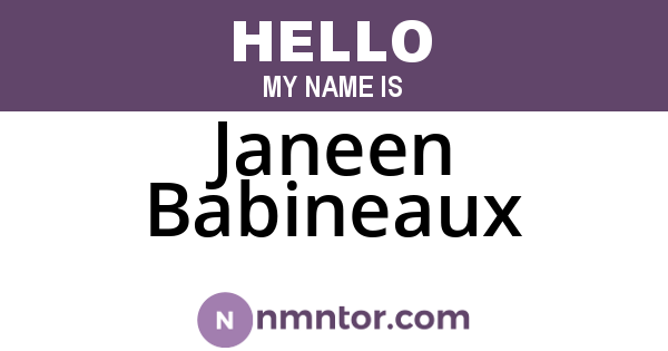 Janeen Babineaux