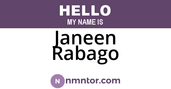 Janeen Rabago