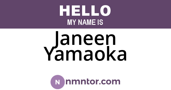 Janeen Yamaoka