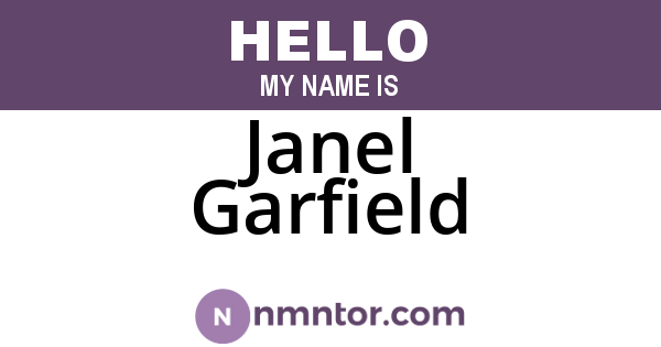 Janel Garfield