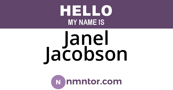 Janel Jacobson