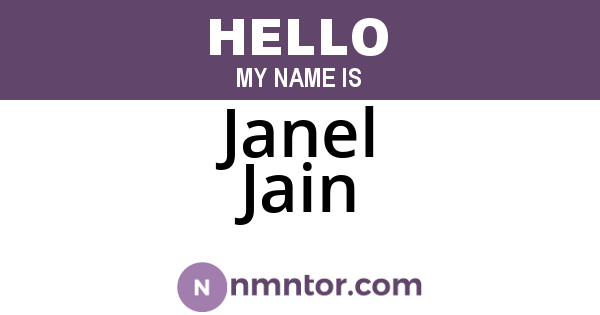 Janel Jain