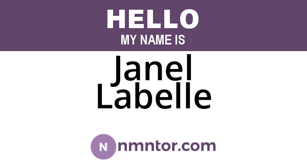 Janel Labelle