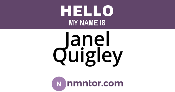 Janel Quigley