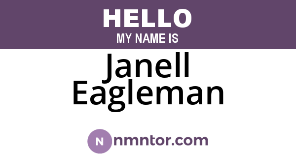 Janell Eagleman