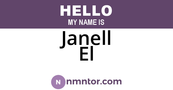 Janell El