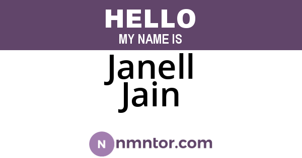 Janell Jain