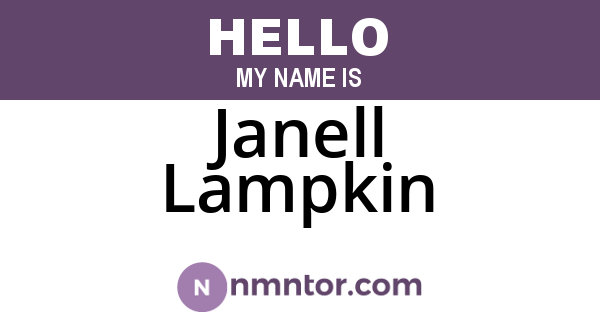 Janell Lampkin